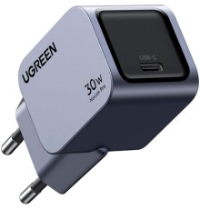Зарядний пристрій Ugreen USB-C PD30W GaN X703 gray (35006)