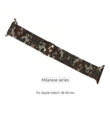Ремінець до смарт-годинника Armorstandart Milanese Loop для Apple Watch 42 (Series 11-10)/41/40/38 Military Brown (ARM52955)
