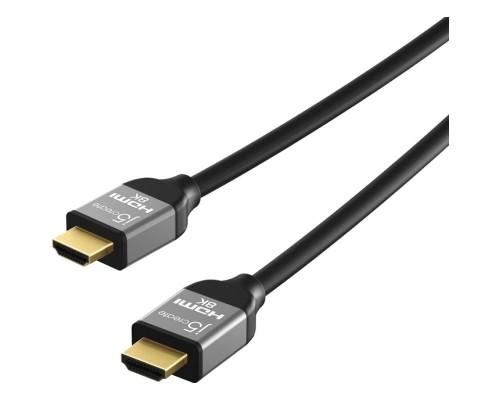 Кабель мультимедійний HDMI M to HDMI M 2.0m V2.1 8K 60Hz HDR10 HLG 48Gbp J5create (JDC53-N)