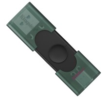 USB флеш накопичувач Kingston 256GB DataTraveler Duo USB 3.2 / Type-C Black/Green (DTDEG2/256GB) 