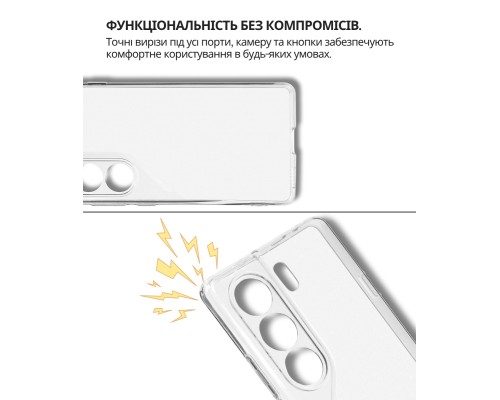 Чохол до мобільного телефона BeCover Silicone Tecno Camon 40 (CM5) Transparent (714680)