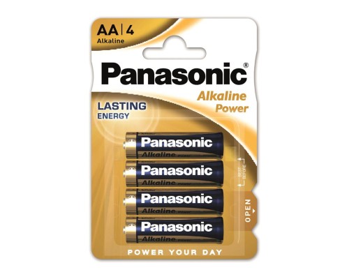 Батарейка Panasonic LR06 Alkaline Power * 4 (LR6REB/4BPR) 