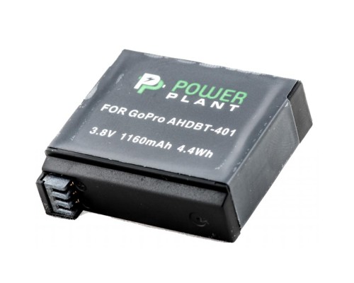 Акумулятор до фото/відео PowerPlant GoPro AHDBT-401 (DV00DV1401) 