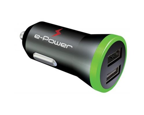 Зарядний пристрій E-power Комплект 3в1 2 * USB 2.1A + кабель Micro USB (EP802CHS)