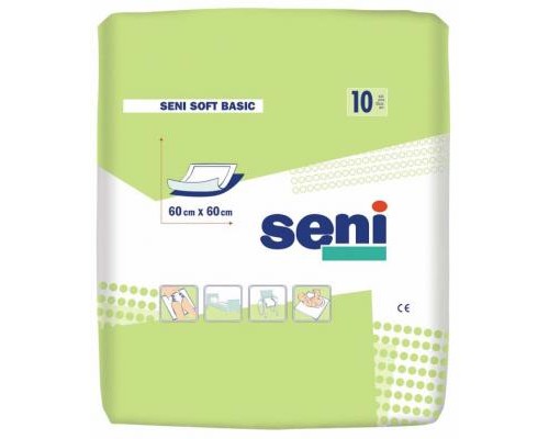 Пелюшки для малюків Seni Soft Basic 60х60 см 10 шт (5900516692452)