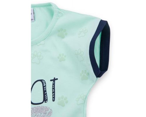 Набір дитячого одягу Breeze з лапками (8697-110G-mint)