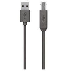 Кабель для принтера USB 2.0 AM/BM 3.0m Belkin (F3U154bt3M)