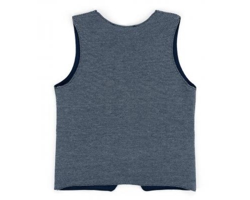 Жилет дитячий Breeze трикотажний з кишеньками (10568-86B-blue)