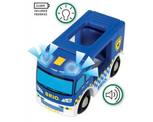 Залізниця Brio World Поліцейский фургон (33825)