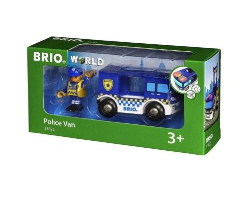 Залізниця Brio World Поліцейский фургон (33825)