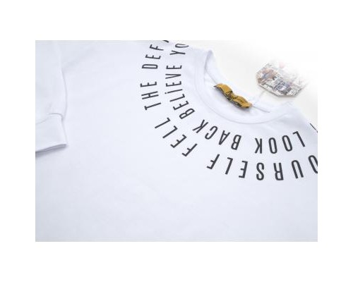 Кофта дитяча A-Yugi з куліскою (4110-158G-white)