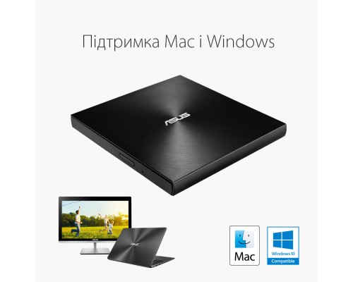 Оптичний привід DVD-RW ASUS SDRW-08U9M-U/SIL/G/AS