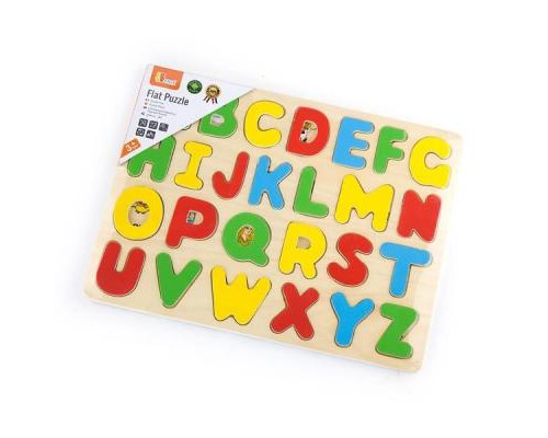 Розвиваюча іграшка Viga Toys Набір для навчання Алфавіт-пазл (58543)