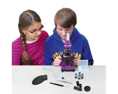 Мікроскоп Bresser Biolux SEL 40x-1600x Purple (926815)