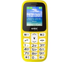 Мобільний телефон Verico Classic A183 Yellow (4713095608278)