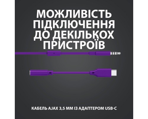 Навушники Logitech G333 Purple (981-000936)
