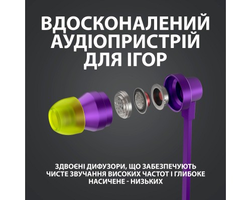 Навушники Logitech G333 Purple (981-000936)