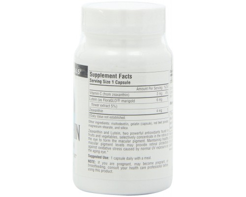 Антиоксидант Source Naturals Зеаксантин c лютеїну 10 мг, 60 капсул (SNS-01882) 