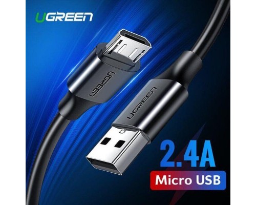 Дата кабель USB 2.0 AM to Micro 5P 1.5m US289 (Black) Ugreen (60137)