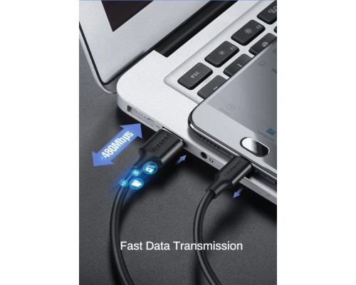 Дата кабель USB 2.0 AM to Micro 5P 1.5m US289 (Black) Ugreen (60137)