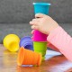 Розвиваюча іграшка Fat Brain Toys тактильна М'які чашки Suction Kupz 6 шт (F183ML)