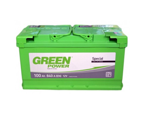Акумулятор автомобільний GREEN POWER 100Аh (000022364) Акумулятор автомобільний GREEN POWER 100Аh (000022364)
