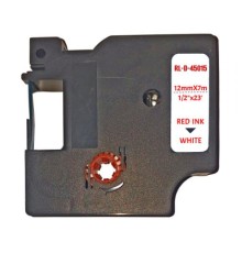 Стрічка для принтера етикеток UKRMARK RL-D-45015P-RE/WT, аналог DYMO S0720550, 12мм х 7м. (900296)