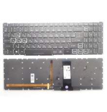 Клавіатура ноутбука Acer Nitro 4 AN515-43/AN515-54/AN517-51/AN715-51 черна з кольор п (A46212)
