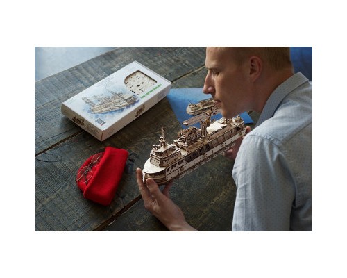 Конструктор Ugears Науково-дослідне судно (70135)