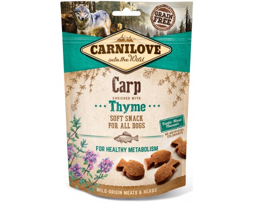Ласощі для собак Carnilove Semi Moist з коропом і чебрецем 200 г (8595602527335)
