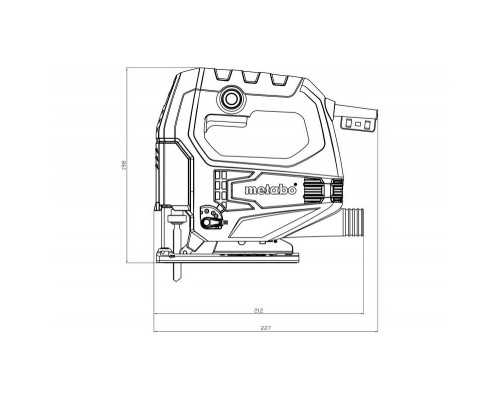 Електролобзик Metabo STEB65Quick (601030000)