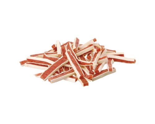 Ласощі для собак Trixie Premio Chicken and Pollock Stripes XXL курка/лосось 300 г (4011905318035)