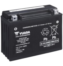 Акумулятор автомобільний Yuasa 12V 22,1Ah High Performance MF VRLA Battery (YTX24HL-BS)