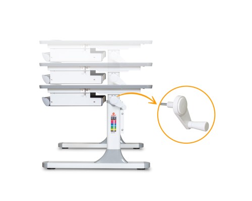 Парта Mealux Edmonton Multicolor G Liite (BD-610 W/MC + G Lite)