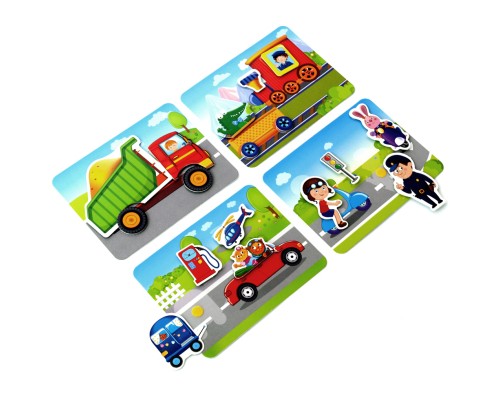 Розвиваюча іграшка Vladi Toys Гра з липучками Транспорт (укр) (VT1302-28) Розвиваюча іграшка Vladi Toys Гра з липучками Транспорт (укр) (VT1302-28)