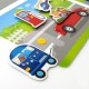 Розвиваюча іграшка Vladi Toys Гра з липучками Транспорт (укр) (VT1302-28)