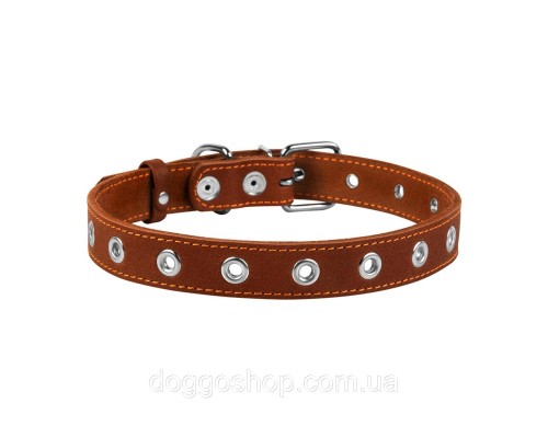 Нашийник для тварин Collar безрозмірний 35 мм 69 см (коричневий) (02956)