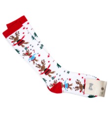 Шкарпетки дитячі BNM махрові новорічні (M1C0501-0035-7-white)