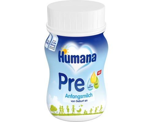 Дитяча суміш Humana Pre mit LC PUFA рідка молочна 90 мл (4031244001672)