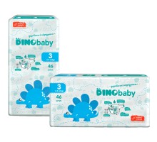 Підгузки Dino Baby Розмір 3 (4-9 кг) 46 шт (4823098410607)