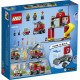Конструктор LEGO City Пожежне депо та пожежна машина 153 деталі (60375)