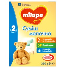 Дитяча суміш Milupa 2 молочна 350 гр (5900852025501)