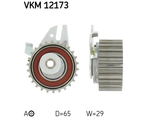 Ролик натягувача ременя SKF VKM 12173