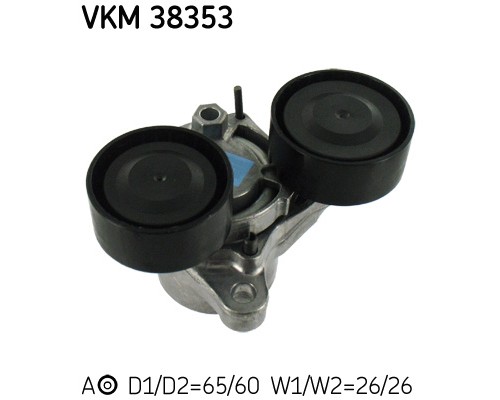 Ролик натягувача ременя SKF VKM 38353