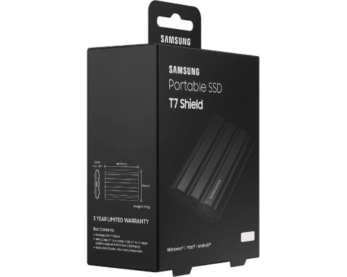 Накопичувач SSD USB 3.2 1TB T7 Shield Samsung (MU-PE1T0S/EU)