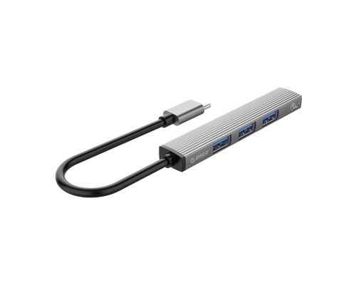 Концентратор Orico Type-C to USB3.0, 3xUSB2.0 (AH-13-GY-BP) (CA913534)