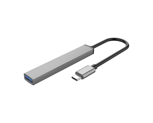 Концентратор Orico Type-C to USB3.0, 3xUSB2.0 (AH-13-GY-BP) (CA913534)