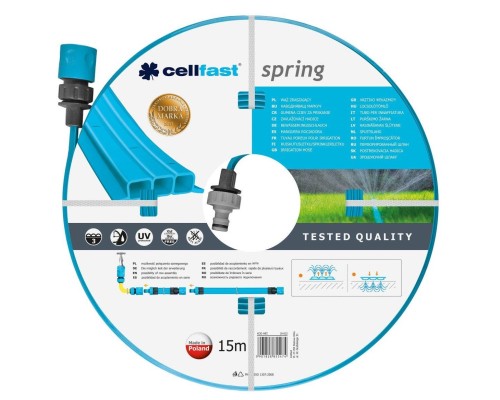 Шланг для поливу Cellfast SPRING, зрошувальний перфорований, 15м (19-022)