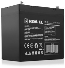 Батарея до ДБЖ REAL-EL RT-55, 12V-55Ah (RT-55)