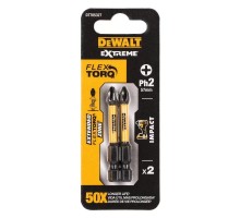 Набір біт DeWALT IMPACT TORSION, ударні, Ph2, L=57 мм, 2 шт (DT70532T)